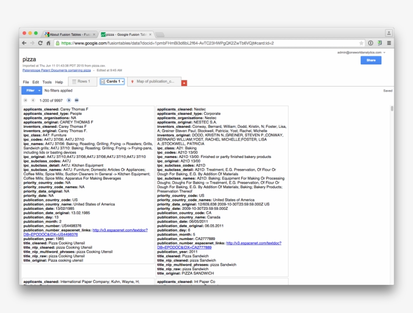 Google Fusion Tables, transparent png #6878646