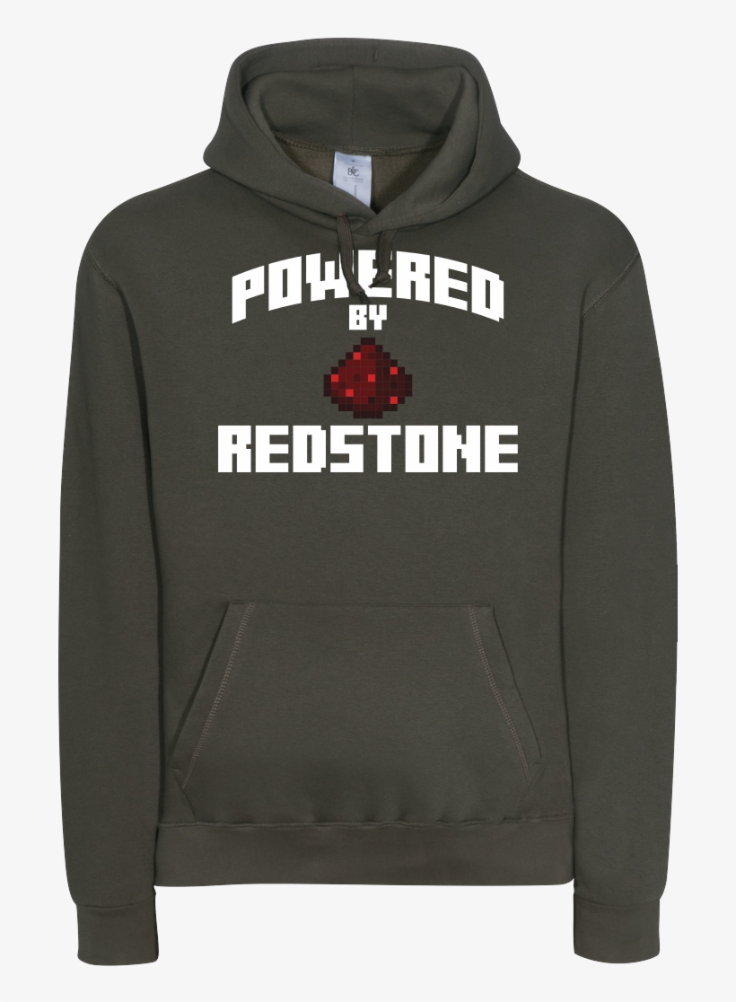 3dsupply Original Powered By Redstone Sweatshirt B&c, transparent png #6880794