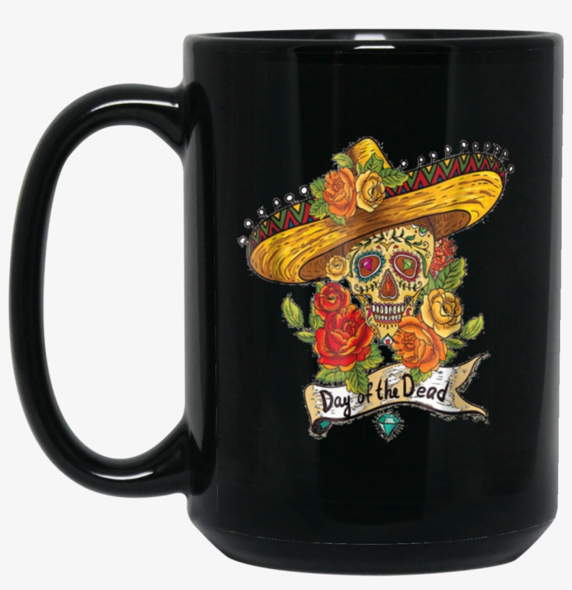 Dia De Los Muertos Skull Png, transparent png #6880796
