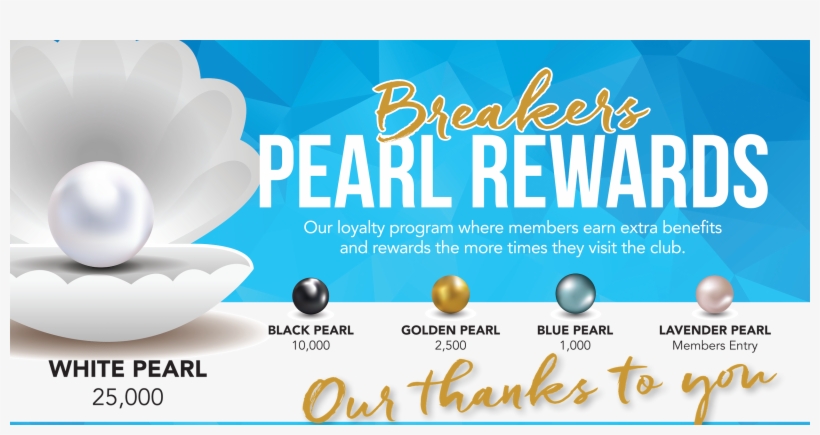 Breakers Pearl Rewards, transparent png #6881143