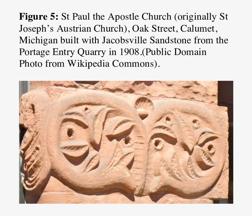 Detail Of Carved Jacobsville Redstone, Sheldon Block,, transparent png #6881335