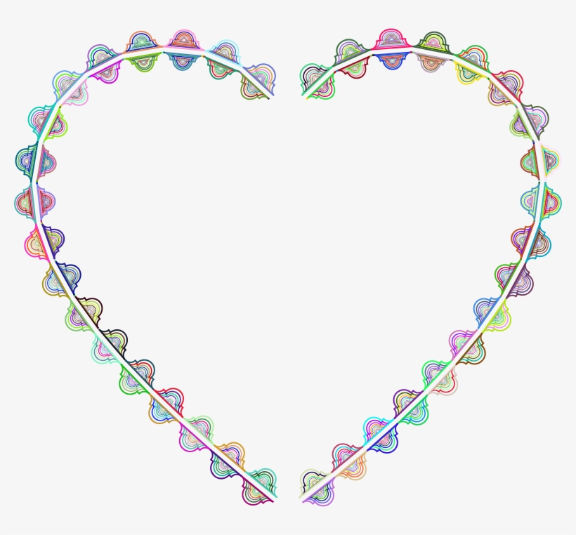 Geometric Braces Heart, transparent png #6881729
