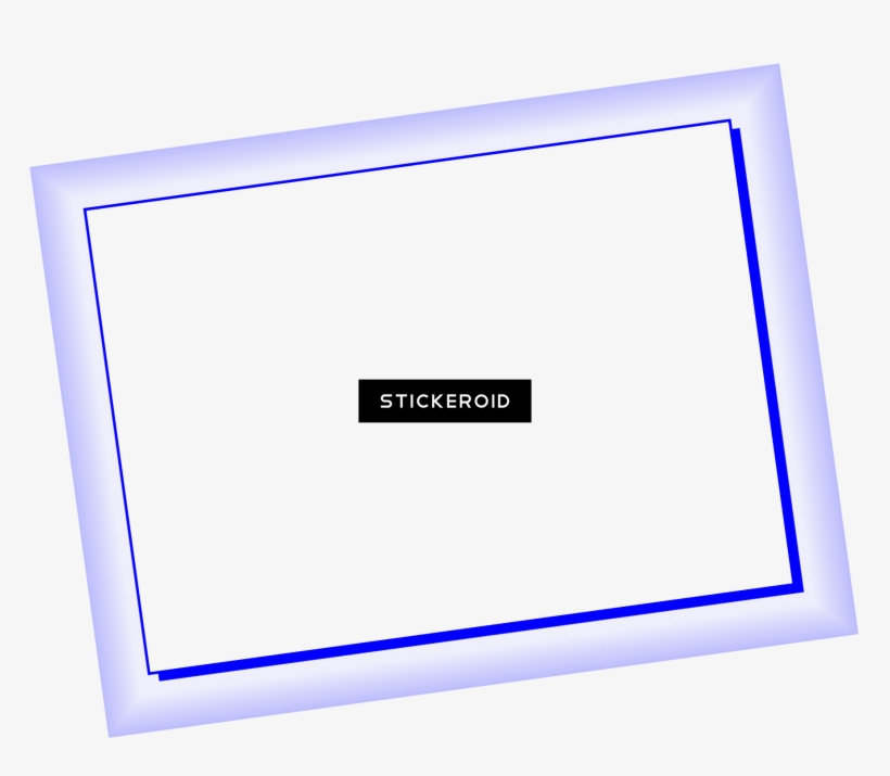 Blue Border Frame Frames, transparent png #6887241