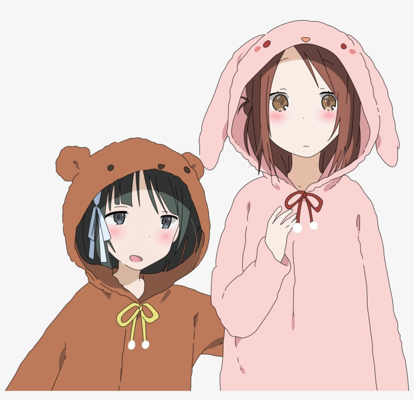 Saki Chan And Kaori Chan Vector From Isshuukan Friends, transparent png #6887612