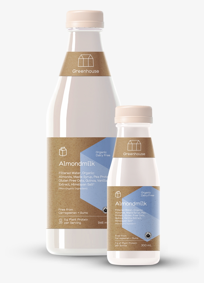 Greenhouse 2sizes Almondmilk Productshot %281%29, transparent png #6887989