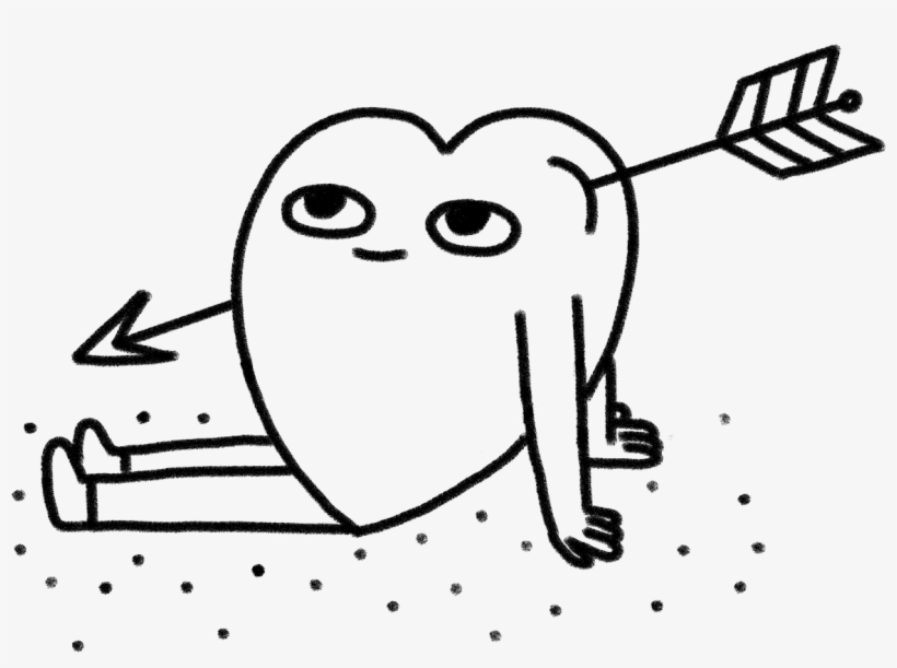 Heart Arrow Accessories Mug Tumblr Creatrs Png Arrow, transparent png #6890273