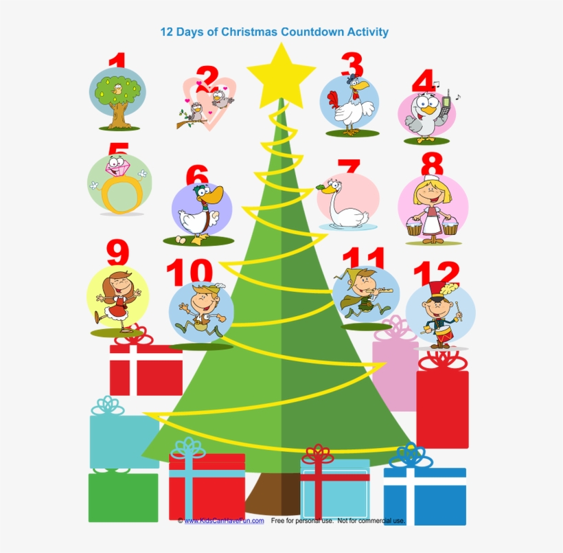 Merry Christmas With Only Twelve Days Until Christmas,, transparent png #6891218