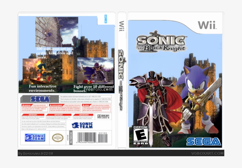 Sonic And The Black Knight Box Art Cover, transparent png #6891221