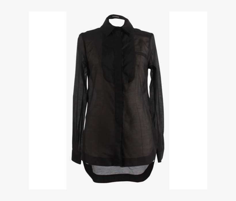 Camilla And Marc Black Voile Shirt, transparent png #6892406