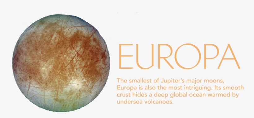 Europa's Orbit Lies Between Volcano-racked Io And The, transparent png #6892800