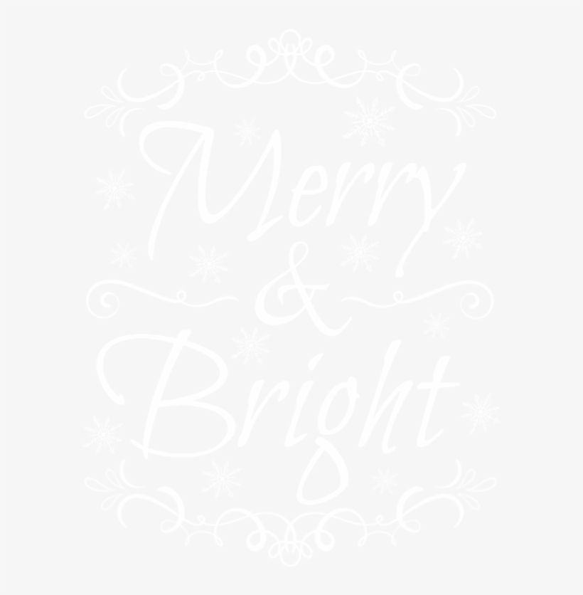 Merry & Bright, transparent png #6896630