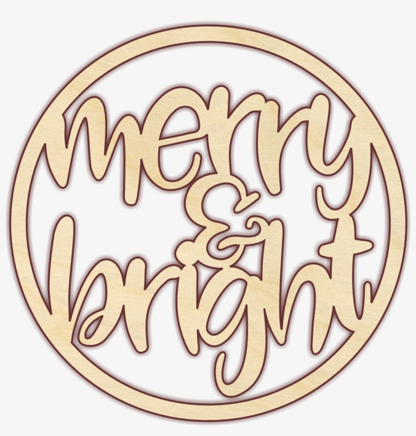 Merry & Bright, transparent png #6896677