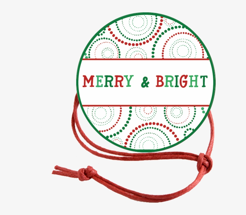 Ornament Merry & Bright Napkin Knot Product Image, transparent png #6897136