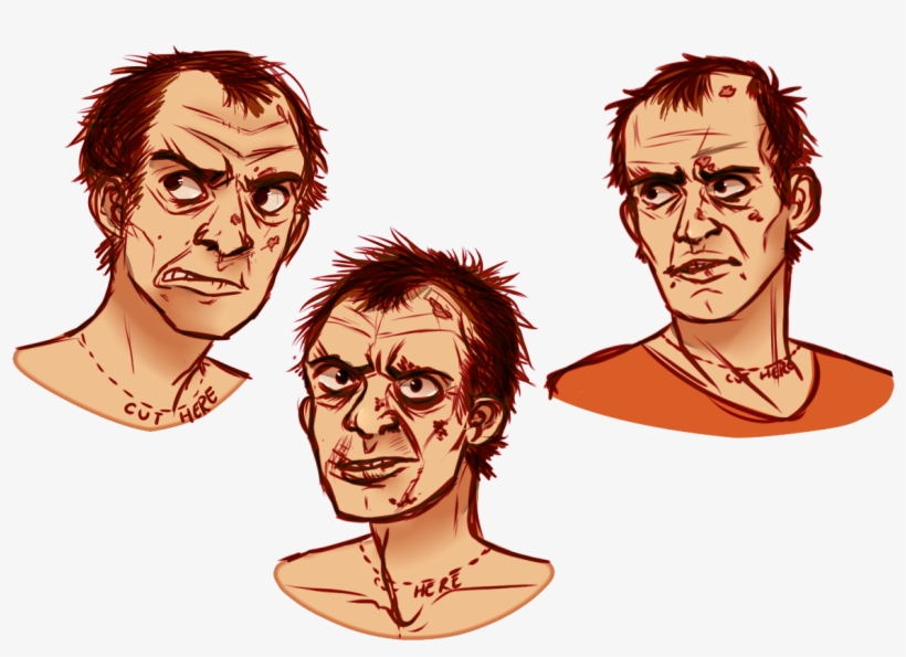 I Beat Gta V So I Had To Draw The Angry Dad, transparent png #6899348