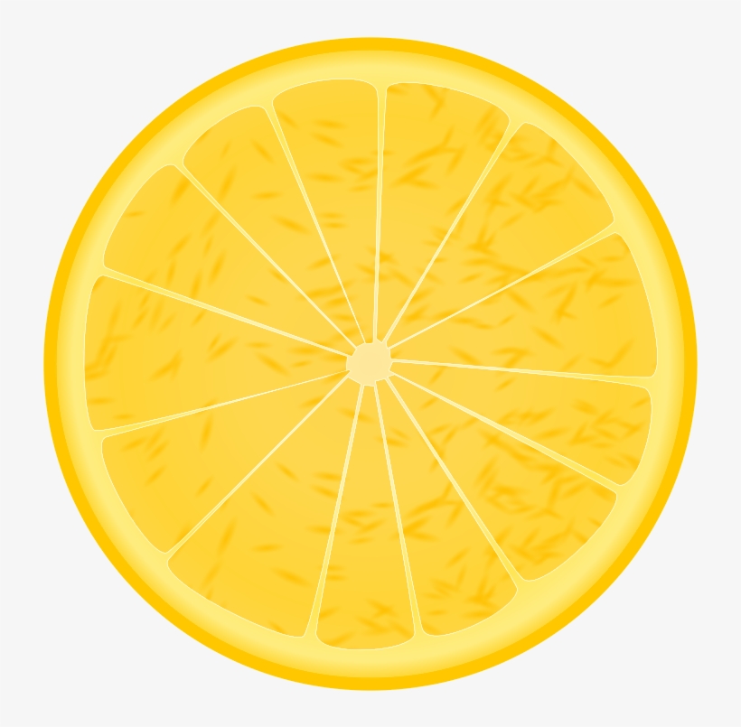This Graphics Is Orange Slice About Citrus, Food, Fruit, - Sliced Orange Cartoon, transparent png #690389