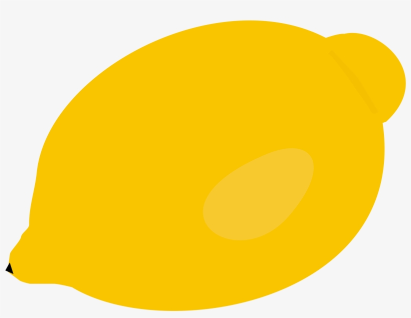 Stock Vector Free Simple Lemon Clip Art 12kb - Lemon Clipart, transparent png #690933