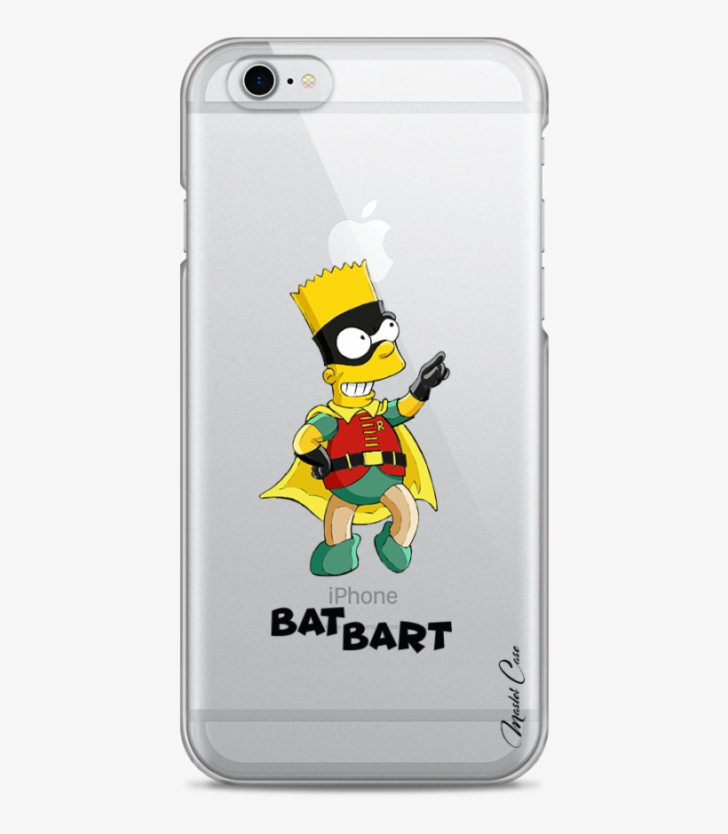 Coque Iphone 6plus/6splus Super Bat Bart Simpson Cartoon - Iphone 6s, transparent png #691052