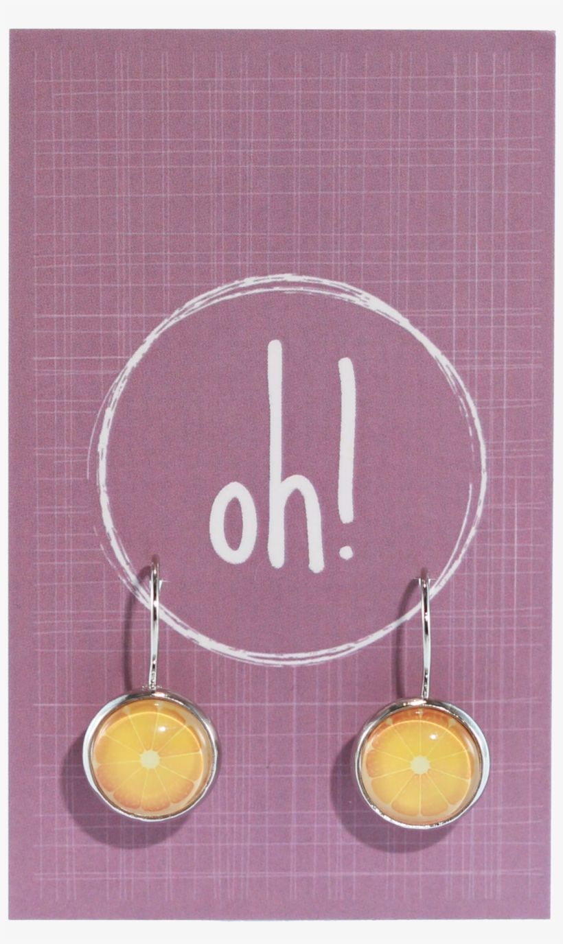 Lemon Slice Earrings - Earrings, transparent png #691105