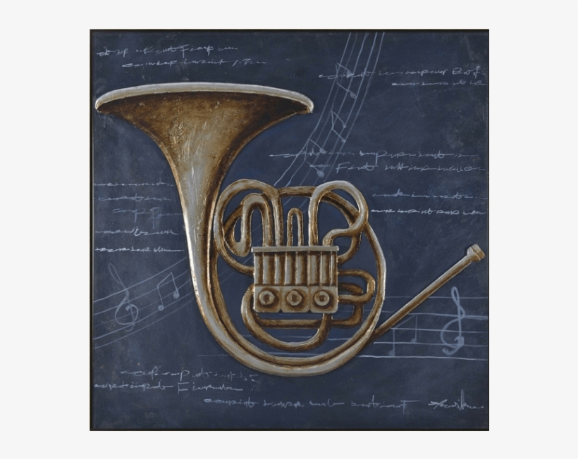 3d Trombone Framed Canvas - The Who, transparent png #691177