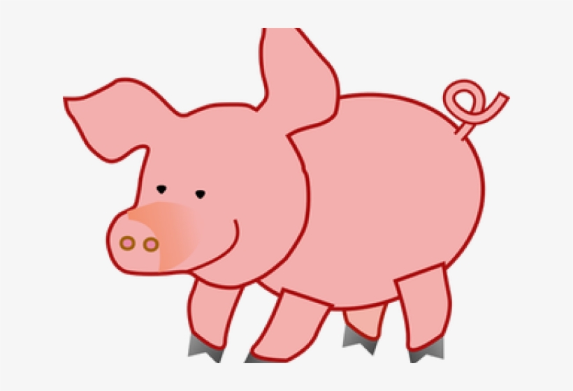 Abstract Clipart Pig - Clip Art Cute Piglet, transparent png #691233