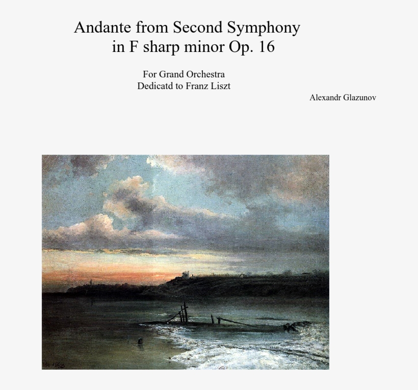 Andante From Second Symphony In F Sharp Minor Op - Spring Thaw, transparent png #691234