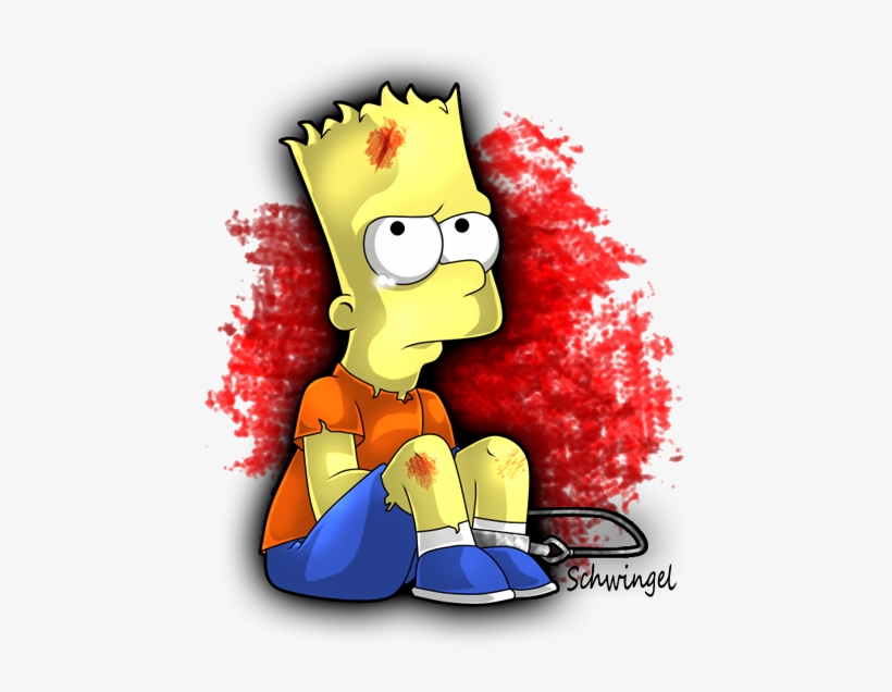 Download Hd Sad Bart Png Image With No Background - Pngkeycom