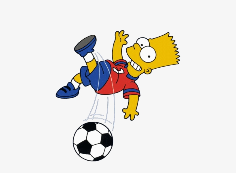 The Simpsons What Sport Do You Thin Bart Simpson Should - Bart Simpson Futbol, transparent png #691318