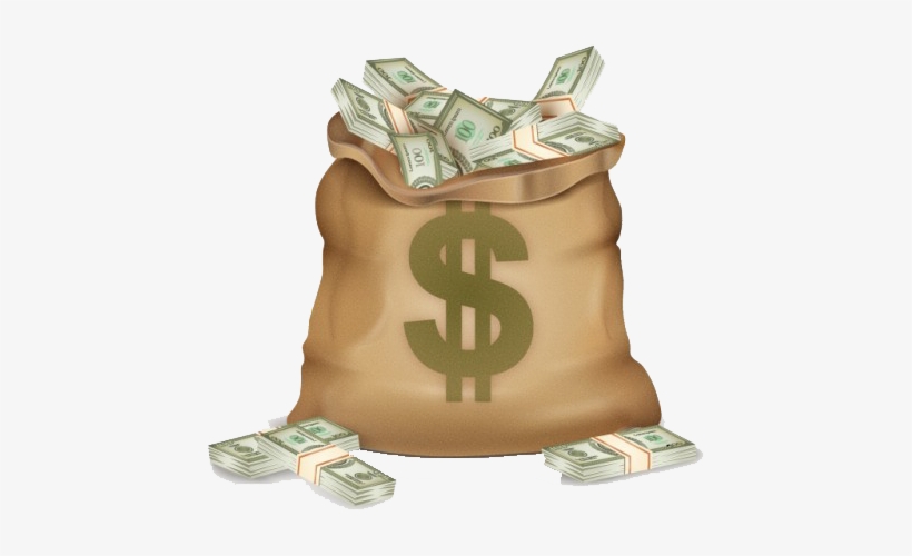 Money Png Hd Background - Dollar Sign Money Bag, transparent png #691709