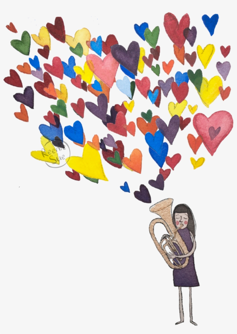 Love Tuba Print, transparent png #692005
