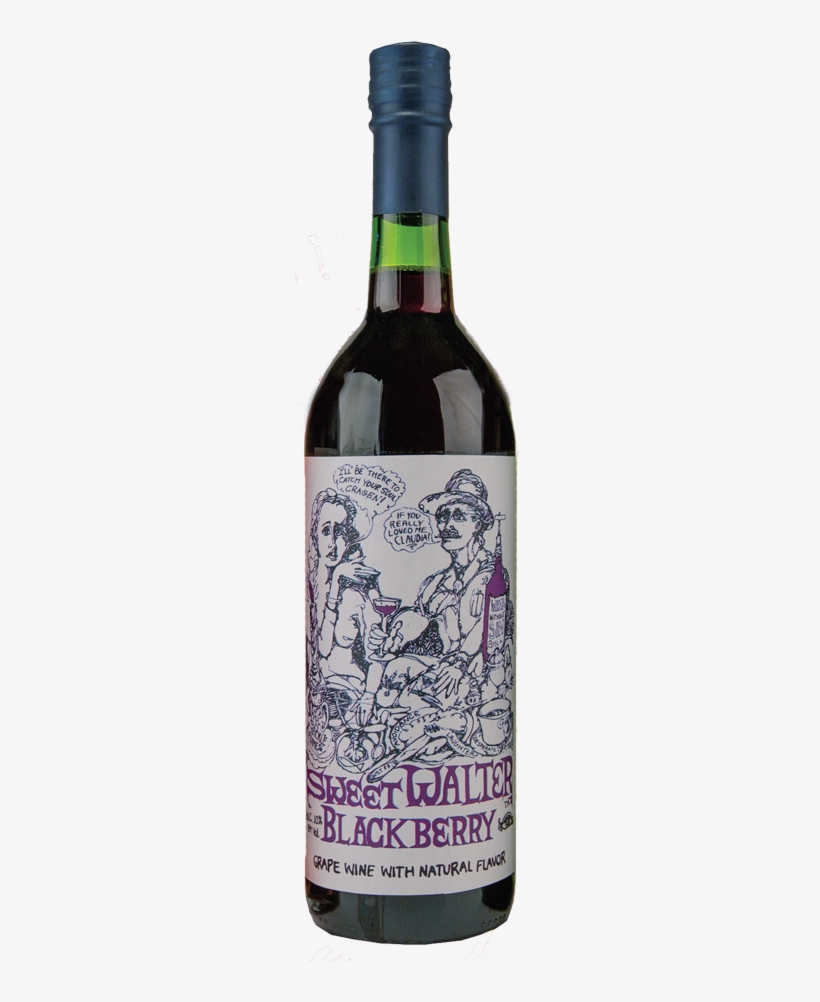 Bottle Shot - Sweet Walter Blackberry, transparent png #692441