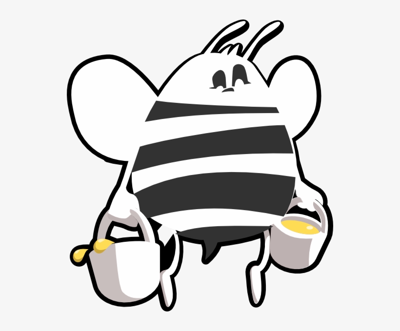 Bee Clipart Black And White - Honey Bee Black And White Vector Png - Free Transparent PNG Download - PNGkey Bee Clipart Black And White - Honey Bee Black And White Vector Png - Free Transparent PNG Download - PNGkey