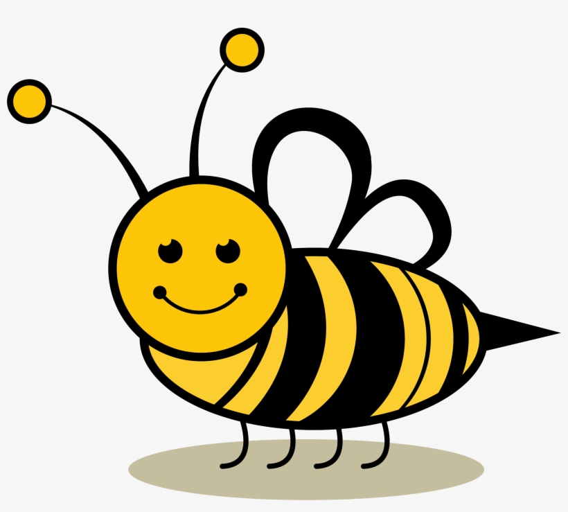 Clipart Bee Honey Bee - Clip Art Honey Bee, transparent png #692838