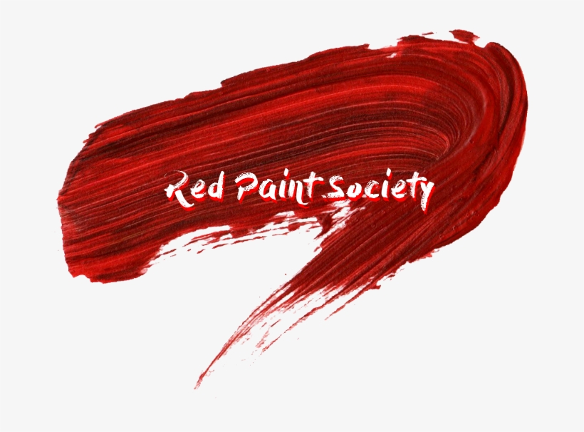 Red Paint Brush Strokes, transparent png #692939