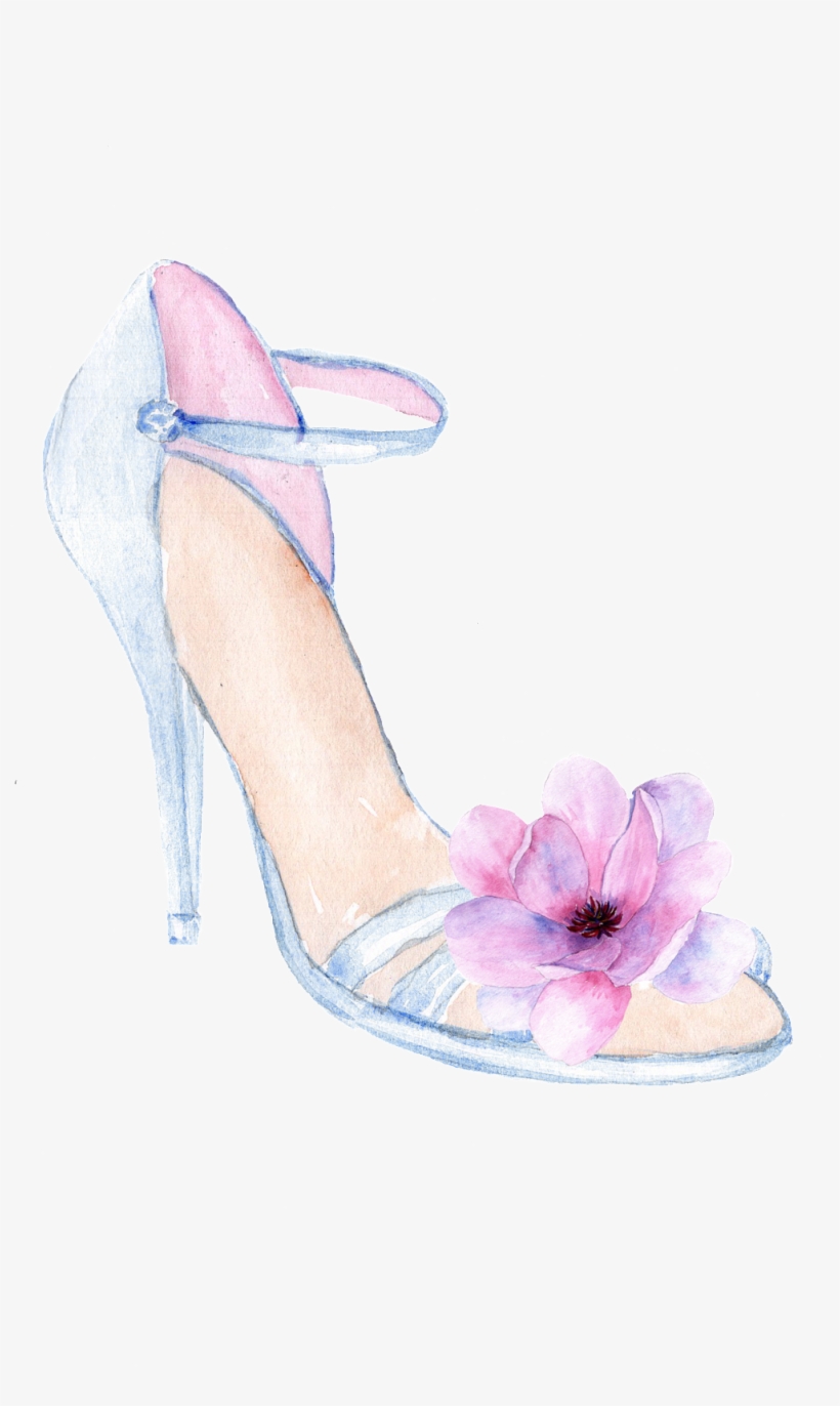 Crystal High Heels Cartoon Transparent - Sandal, transparent png #693439