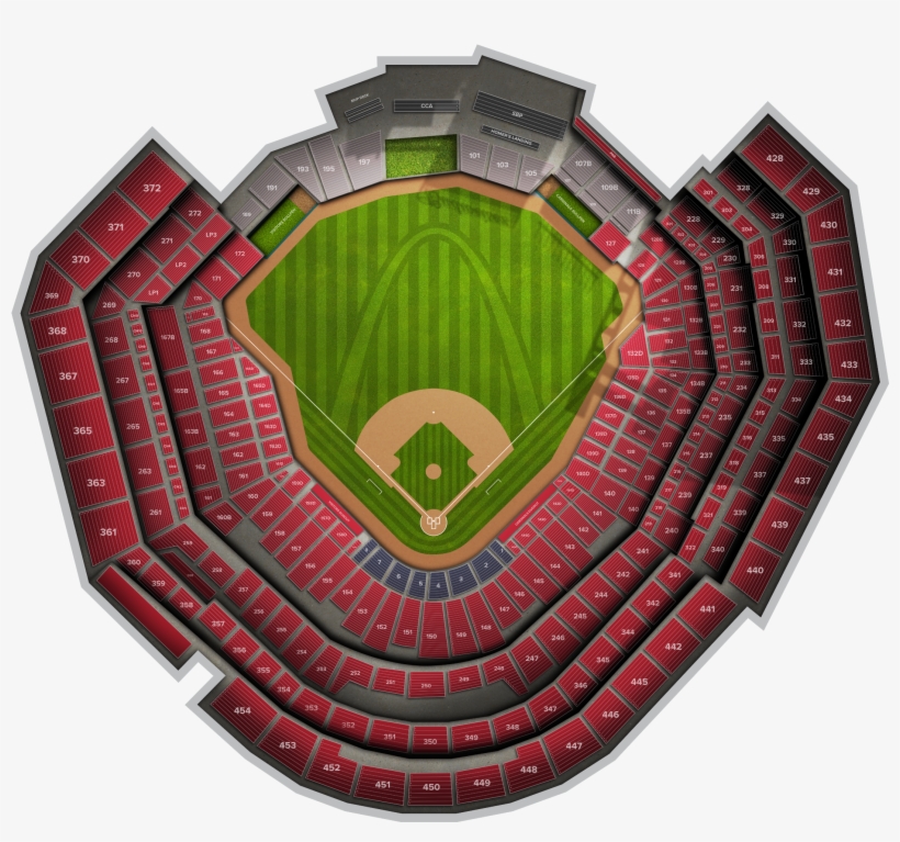 Section 167 Row 22 Busch Stadium, transparent png #693492