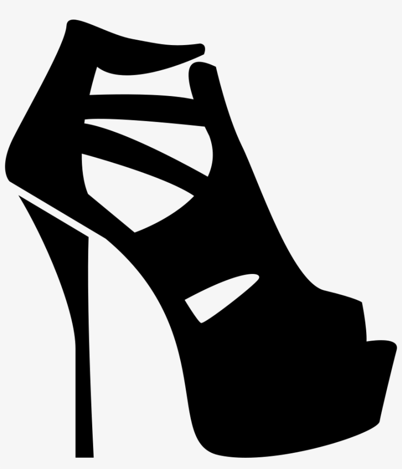 Platform Shoes With Thin Heels Png Icon - Dibujos De Tacos De Mujer, transparent png #693694