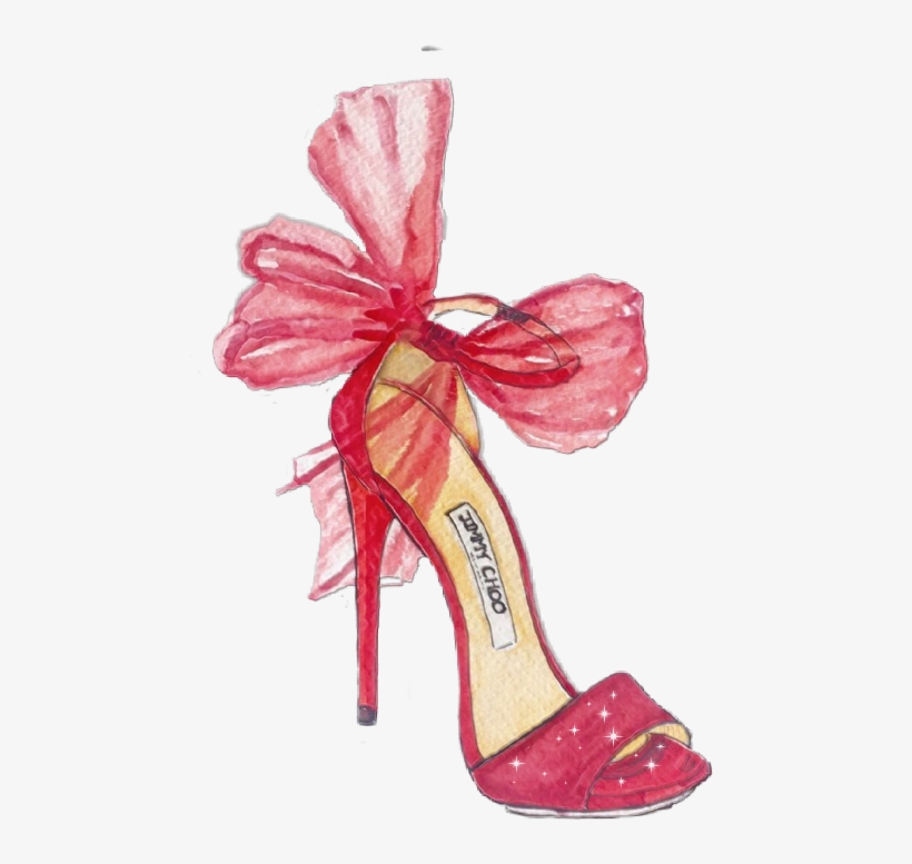 Red Heels Watercolor, transparent png #693893