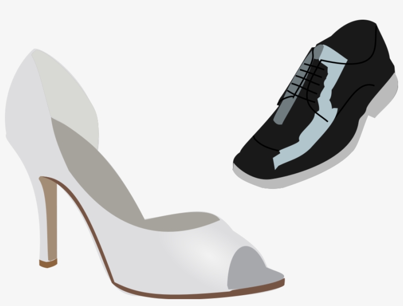 Heels Clipart Animated - Wedding Shoes Clip Art, transparent png #693917