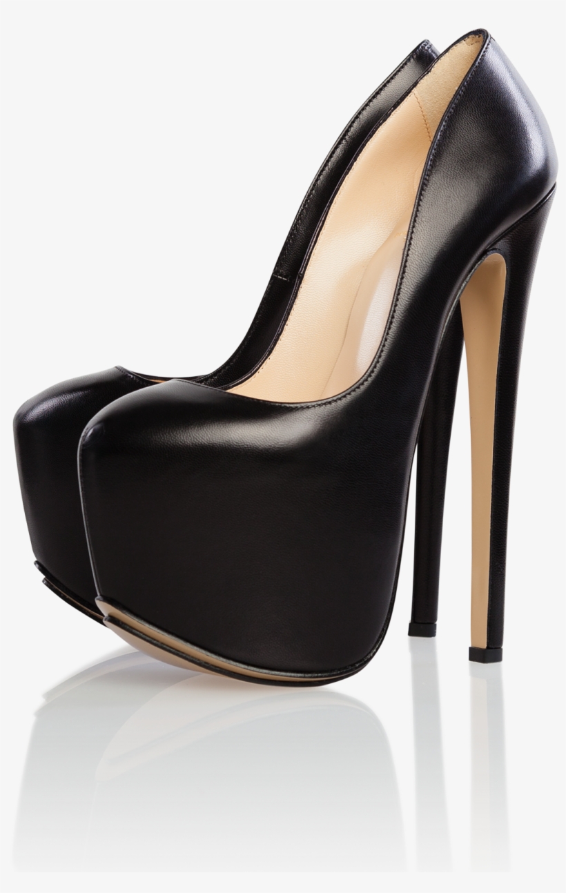 Frieda 180 Kid Black High Heels, Shoes High Heels, - High-heeled Shoe, transparent png #694312