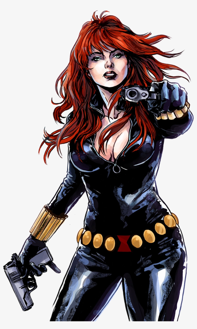 Black - Black Widow Comic, transparent png #694373