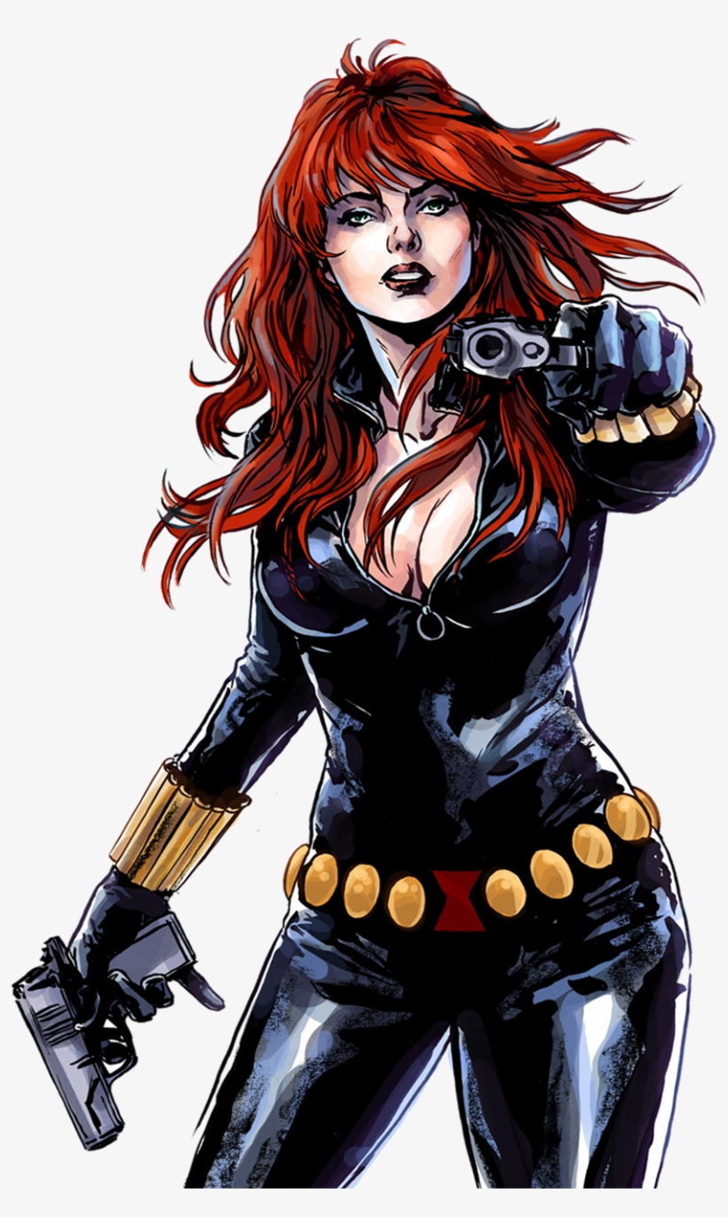 Black Black Widow Comic Free Transparent PNG Download PNGkey
