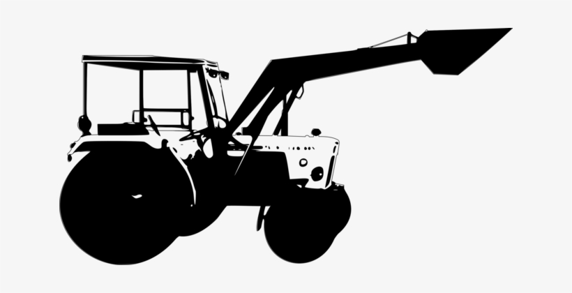 John Deere Tractor Agricultural Machinery David Brown - Tractor Outline, transparent png #694462