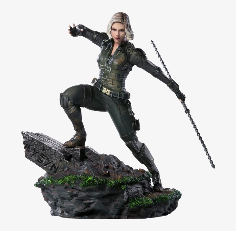 Black Widow Statue - Iron Studios Black Widow, transparent png #694505