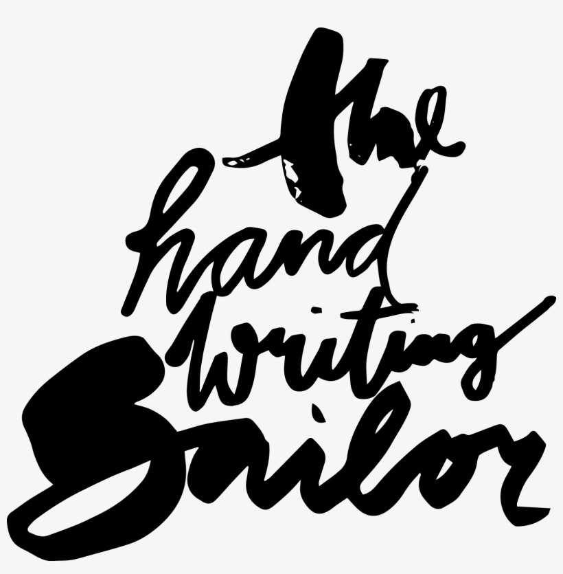 Handwriting, Sailors, Hand Type, Hand Drawn - Calligraphy, transparent png #694657