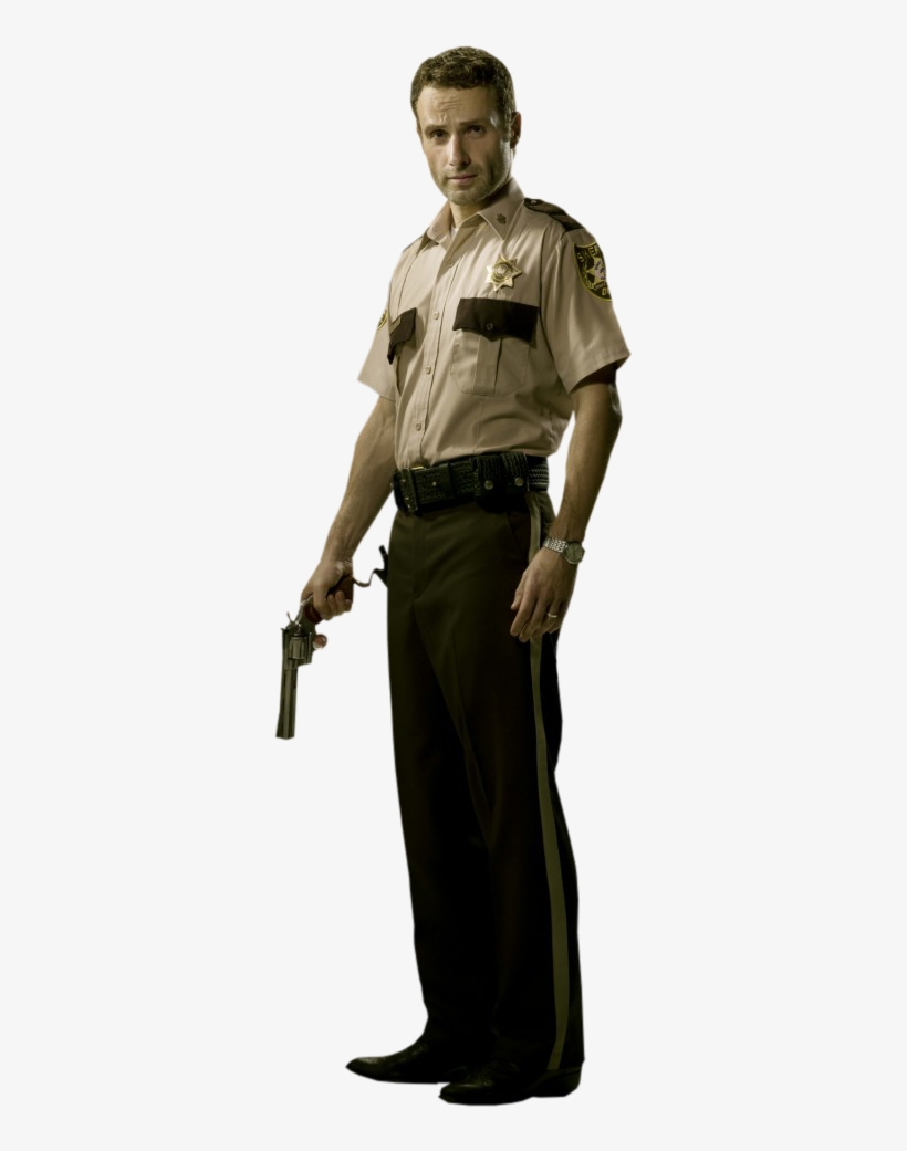 Rick Grimes The Walking Dead Tv Series - Walking Dead Rick Grimes Sheriff, transparent png #694953