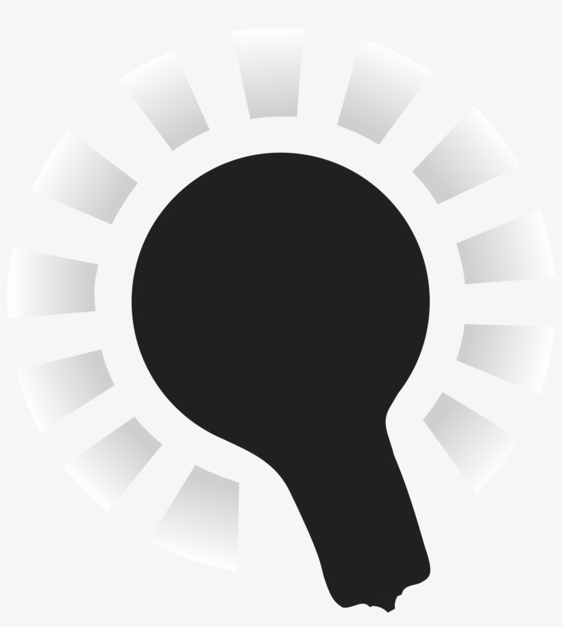 This Free Icons Png Design Of Lightbulb Black With, transparent png #694978