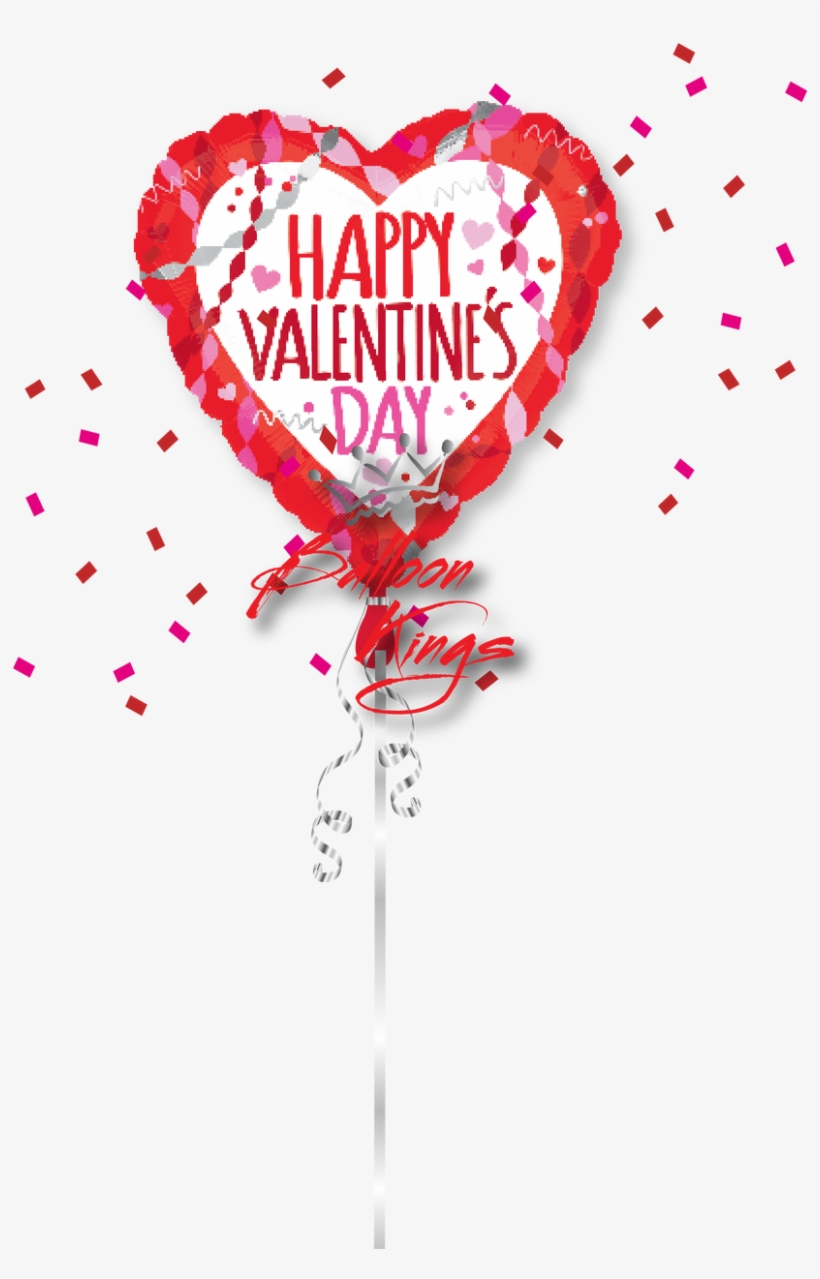 Happy Valentine's Day Streamers - Anagram Happy Valentine's Day Streamers & Confetti, transparent png #695122