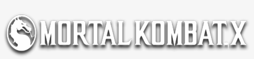 Mortal Kombat X Logo - Monochrome, transparent png #695344