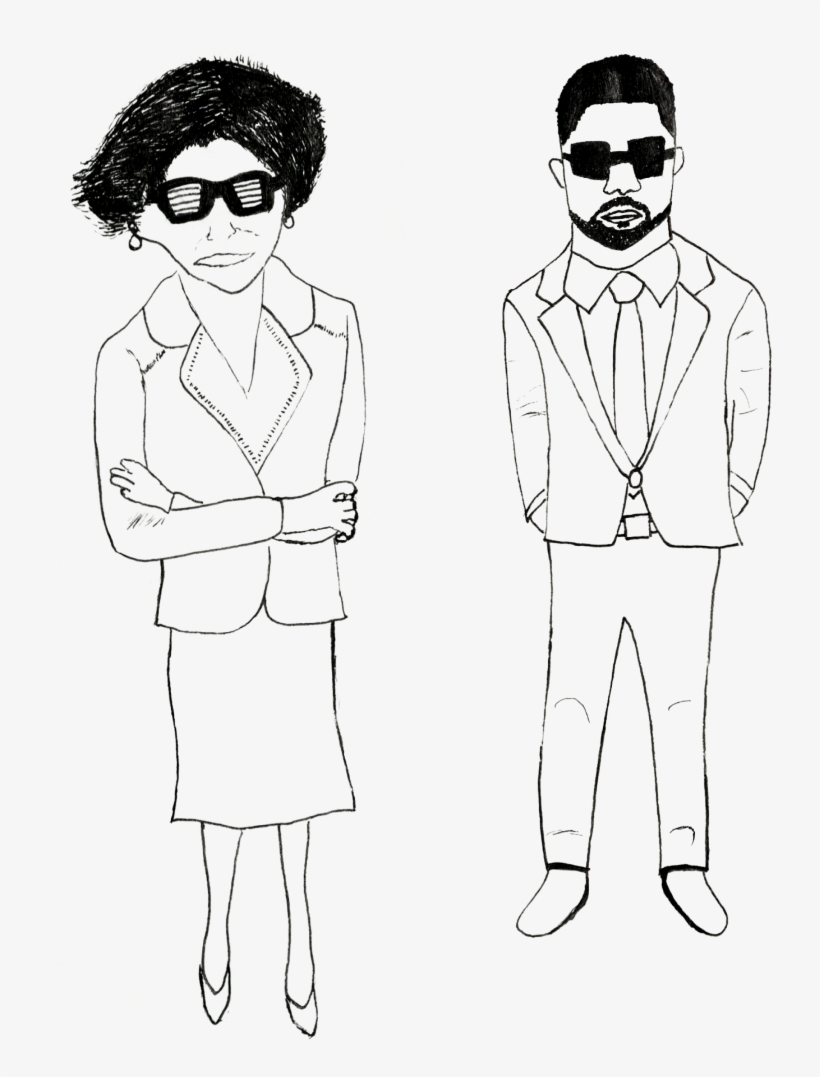 Babs Vs Kanye - Line Art, transparent png #695392