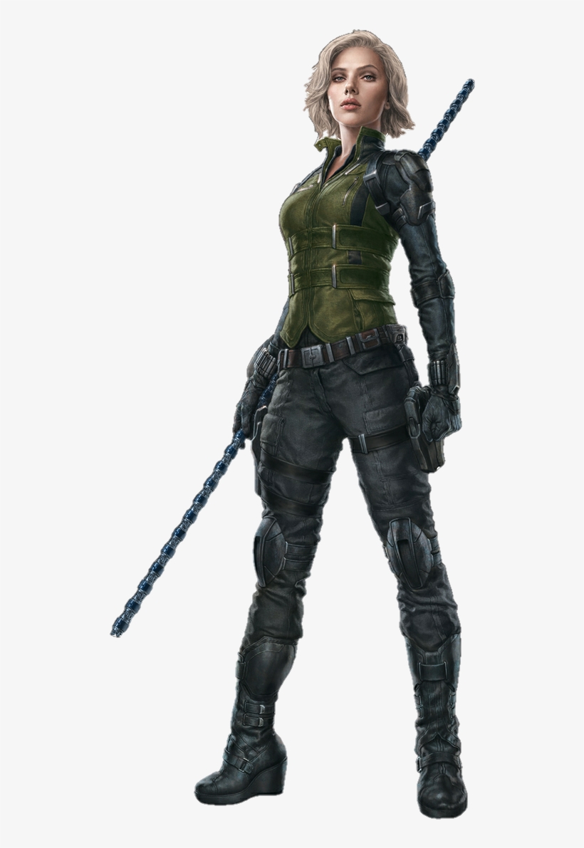 Avengers Infinity War Black Widow Png - Black Widow Marvel Infinity War, transparent png #695600